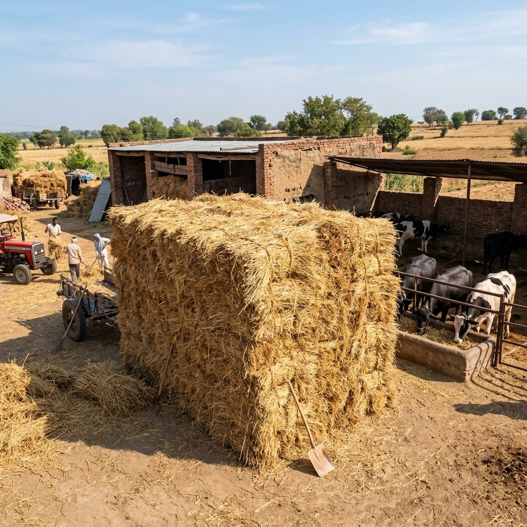Wheat Straw (Bhusa) – Clean Fodder Lots